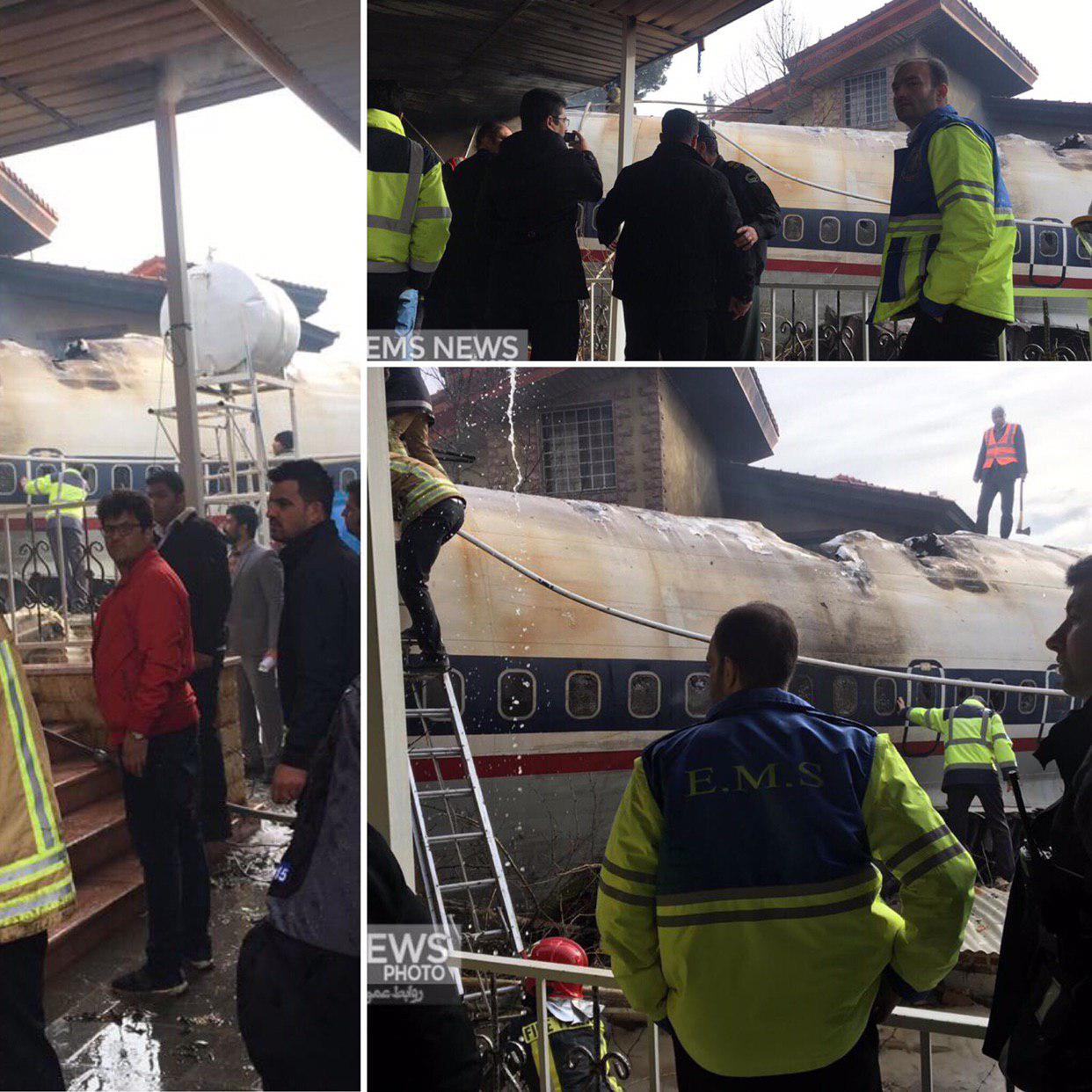 هواپیمای سقوط کرده