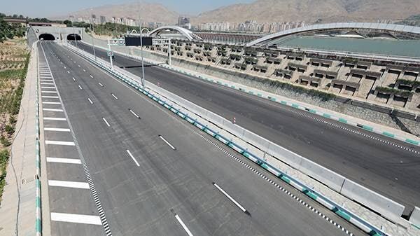 باند شمالی تونل شهدای غزه امشب مسدود است