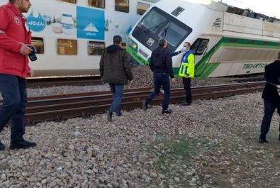 حادثه برخورد دو دستگاه قطار مترو کرج - تهران