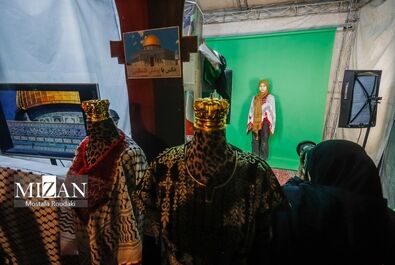 افطاری فلسطینی در قلب تهران