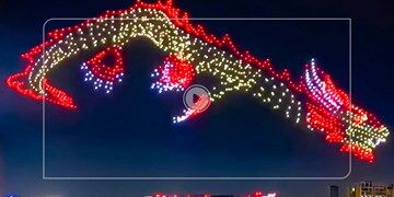 ببینید | پرواز اژدها با ۱۵۰۰ پهپاد!