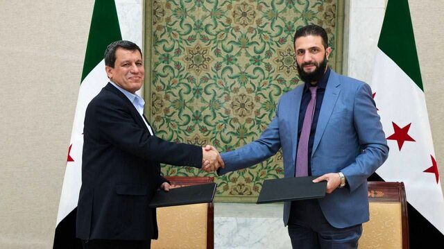 الشرع به بارزانی: حقوق سیاسی و مدنی کردها محفوظ است