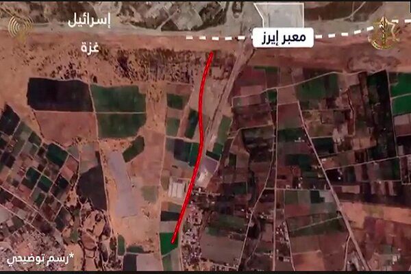 کشف «بزرگ‌ترین تونل حماس» در نوار غزه به طول ۴ کیلومتر در عمق ۵۰ متری زمین