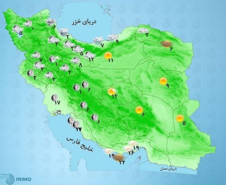 بارش ۵ روزه باران و برف در کشور / هشدار بارش تگرگ در برخی مناطق
