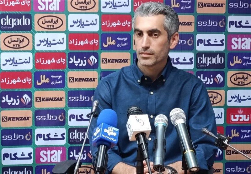 کنفرانس خبری مجتی جباری بعد از برد استقلال مقابل صنعت نفت