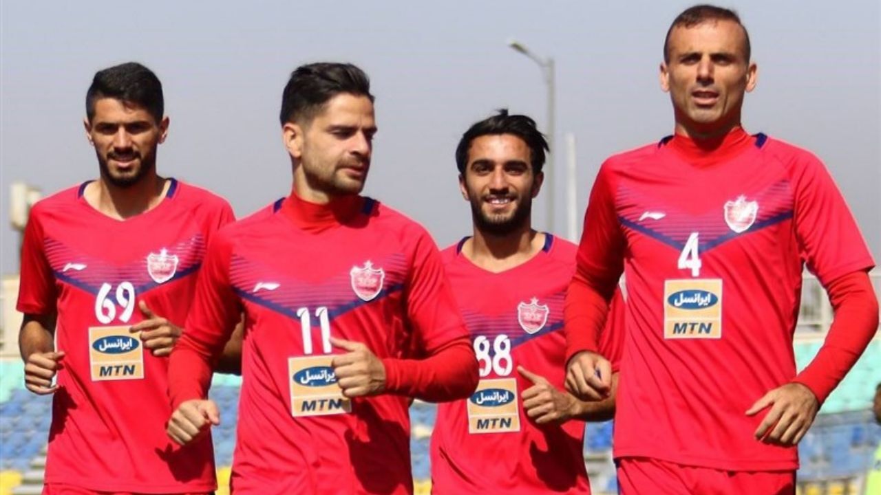 تمرین بازیکنان پرسپولیس پس از یک روز اعتصاب