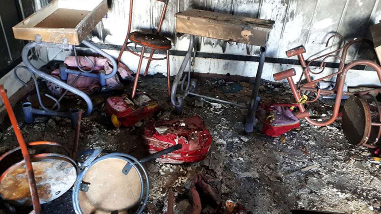 مدرسه حادثه دیده زاهدان بدون مجوزبه مکانی غیراستاندارد منتقل شده بود
