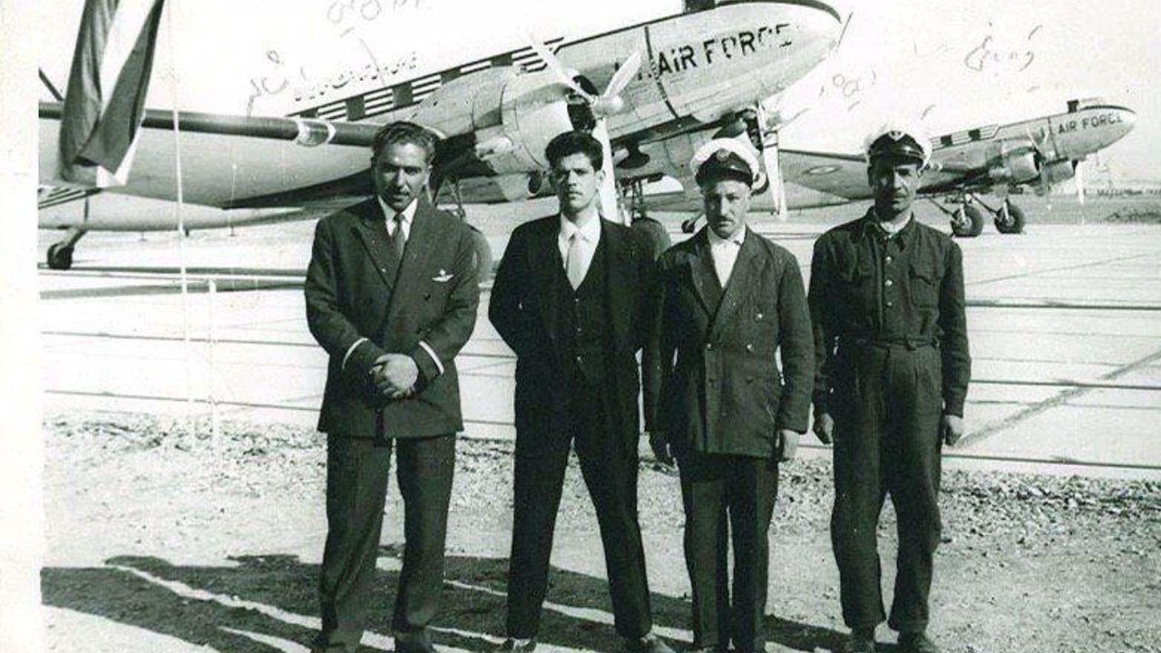 فرودگاه مشهد سال 1337 + عکس