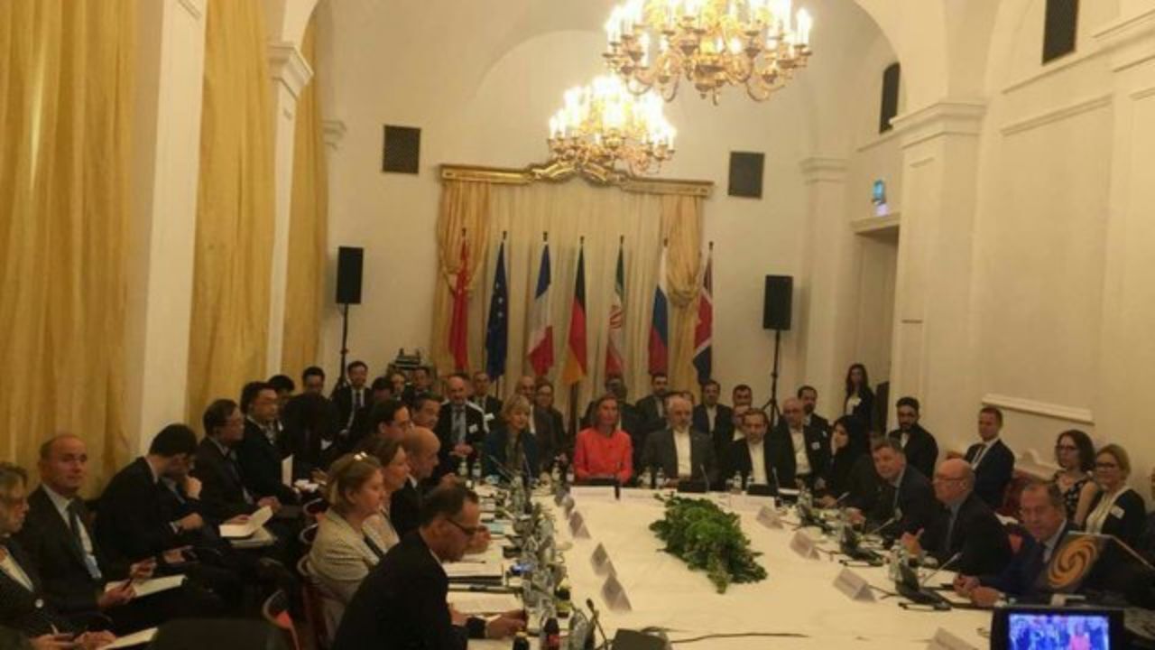آغاز نشست وزیران خارجه ایران، 1+4 و موگرینی