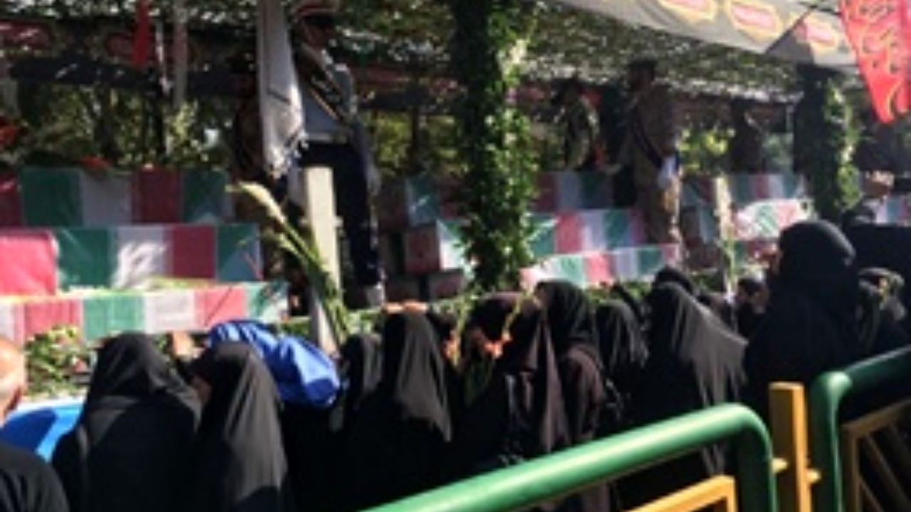 شهدا تا بهشت تشییع شدند
