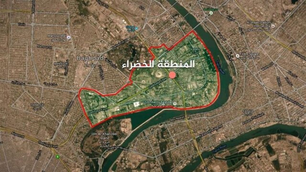 حمله پهپادی به سفارت آمریکا در بغداد