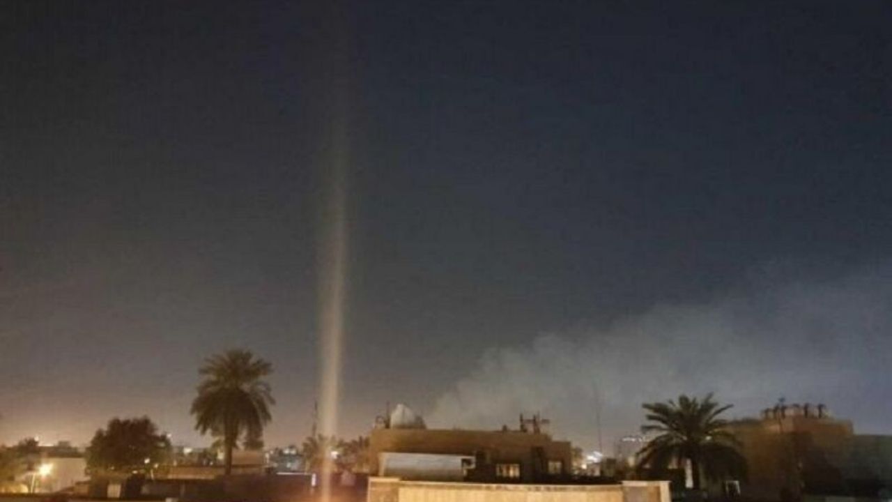 منطقه سبز بغداد هدف حمله موشکی قرار گرفت