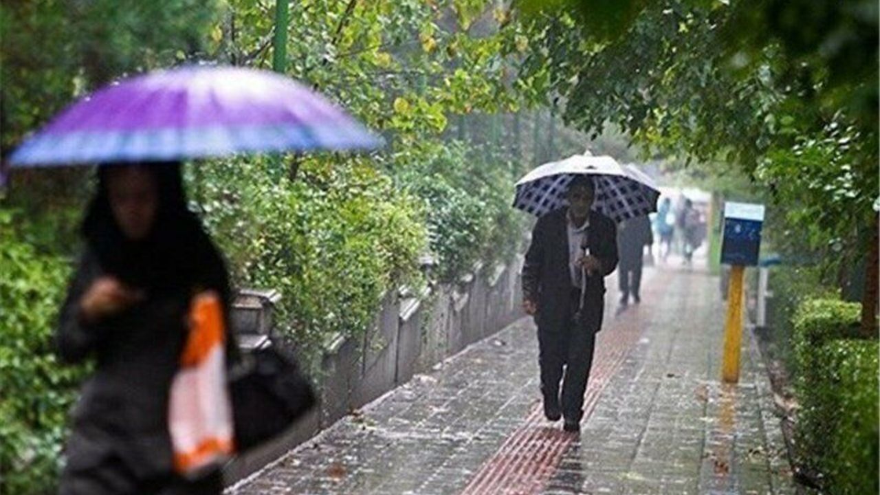آغاز بارندگی در برخی استان‎‌های شمالی از امروز