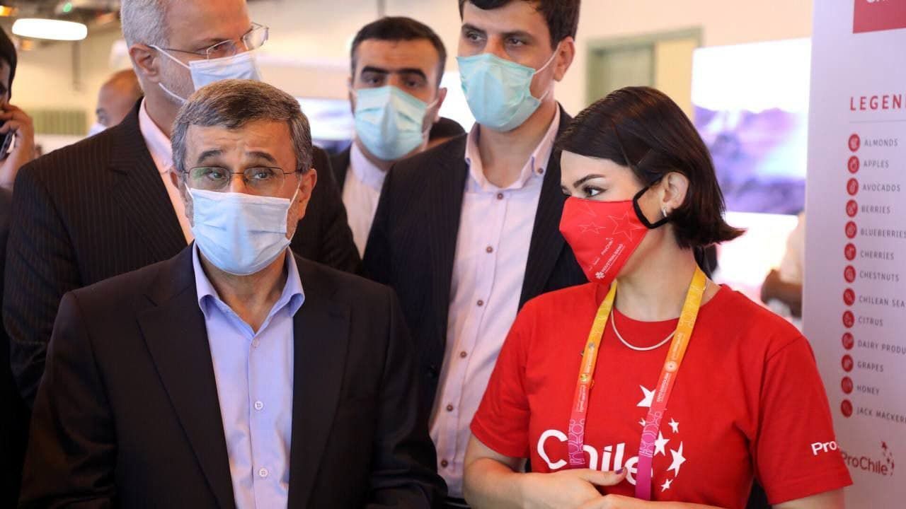 تصاویر حضور احمدی‌نژاد در اکسپو 2020 دبی
