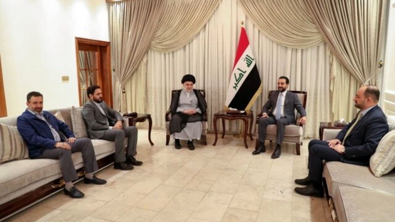 گفت‌وگوی مقتدی صدر و الحلبوسی درباره تشکیل دولت جدید عراق