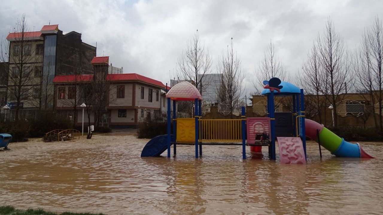 سیل در لرستان + عکس