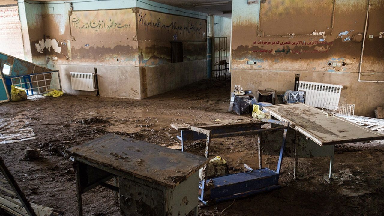 نحوه برگزاری امتحانات مدارس سیل‌زده خوزستان