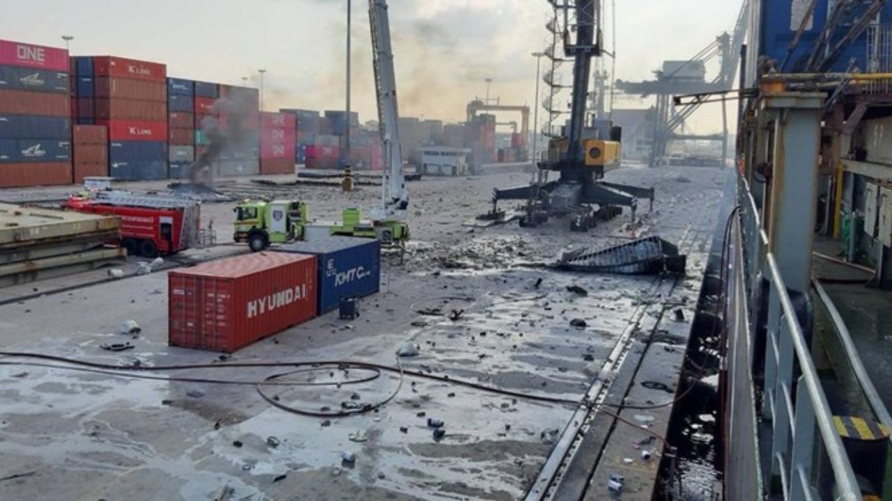 انفجار در بندر «لائم چابانگ» تایلند + ویدئو