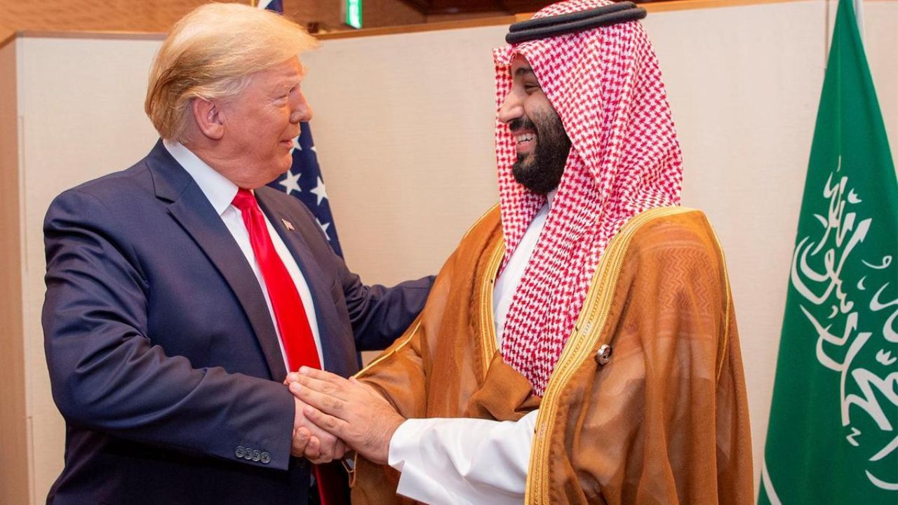 شوخی ترامپ با بن‌سلمان در حاشیه اجلاس جی 20 + ویدئو