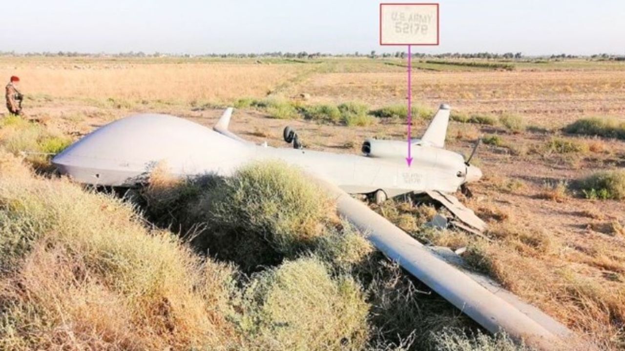 پهپاد جاسوسی آمریکا در شمال غرب بغداد سرنگون شد