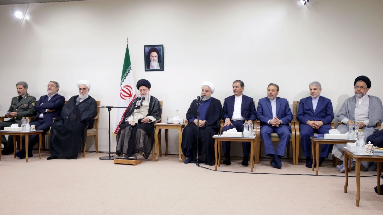 رئیس‌جمهور و اعضای هیات دولت با رهبر معظم انقلاب دیدار کردند