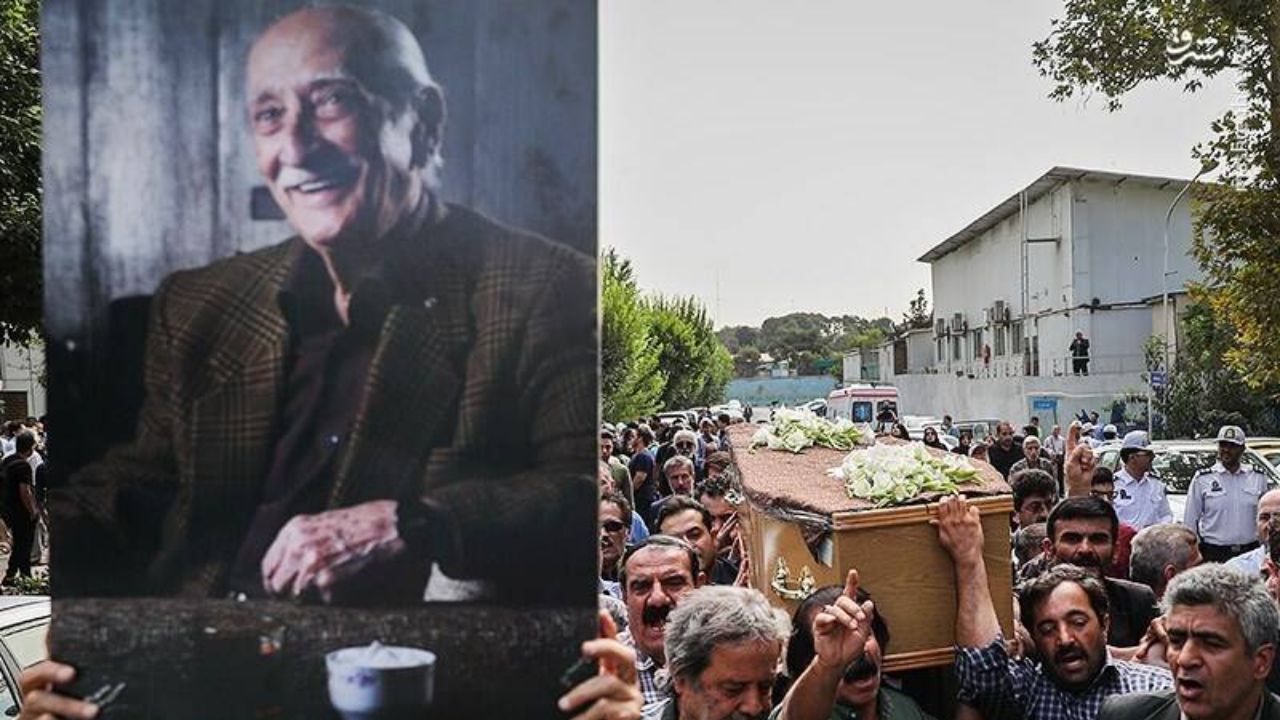 پیکر داریوش اسدزاده در جوار «دایی جان ناپلئون» به خاک سپرده شد