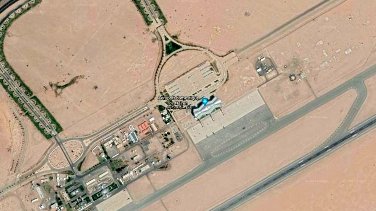 حملات موشکی مبارزان یمنی به فرودگاه نجران