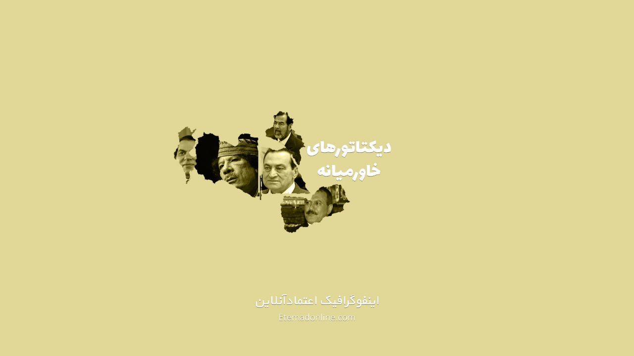 اینفوگرافی| عاقبت دیکتاتورهای خاورمیانه