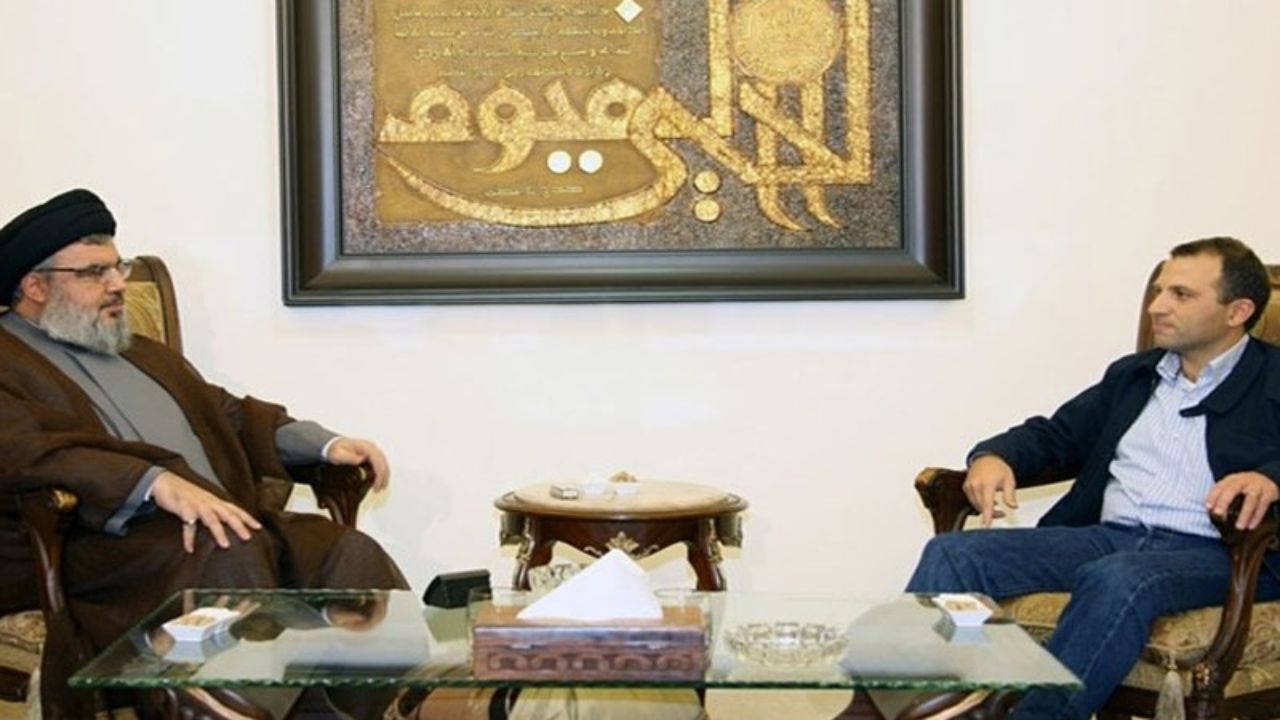 وزیر امور خارجه لبنان با دبیرکل حزب‌الله دیدار کرد