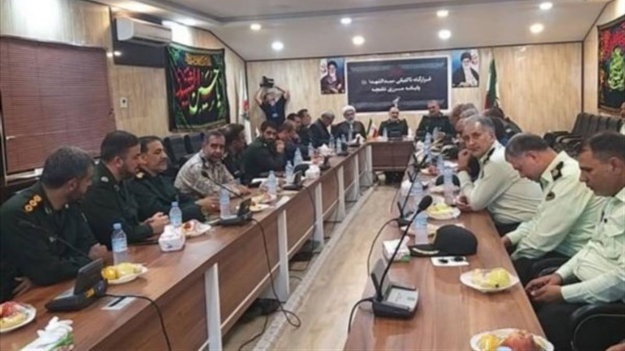 حضور رئیس سازمان اطلاعات سپاه در مرز شلمچه/ جلسه مشترک با سرلشکر سلامی