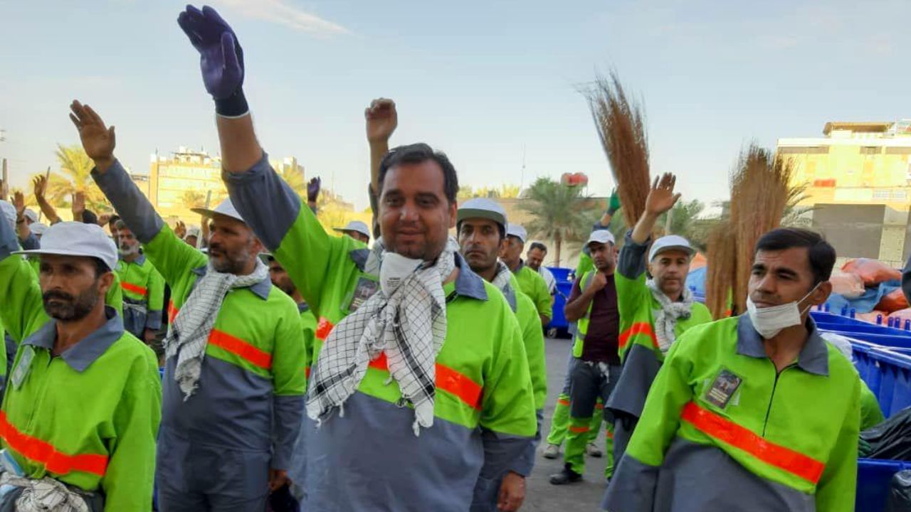 خدمات رسانی به زائرین اربعین حسینی ادامه دارد