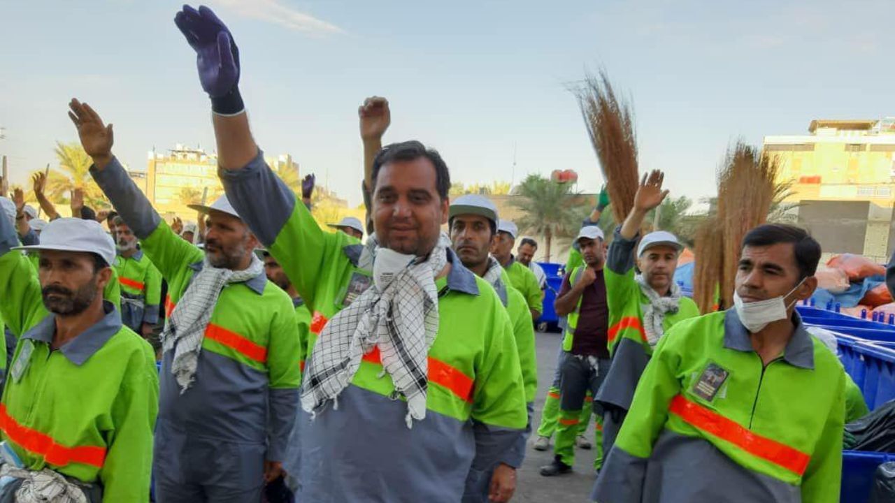 خدمات رسانی به زائرین اربعین حسینی ادامه دارد