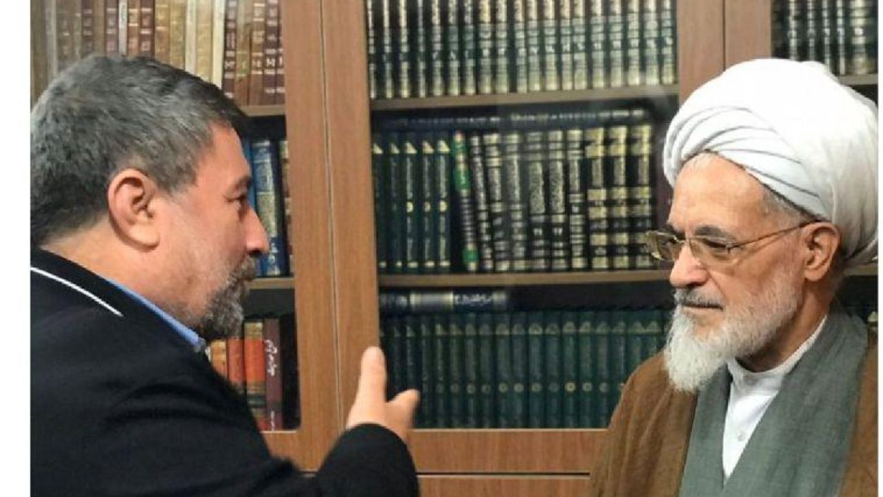 الیاس حضرتی با آیت الله بیات زنجانی دیدار کرد
