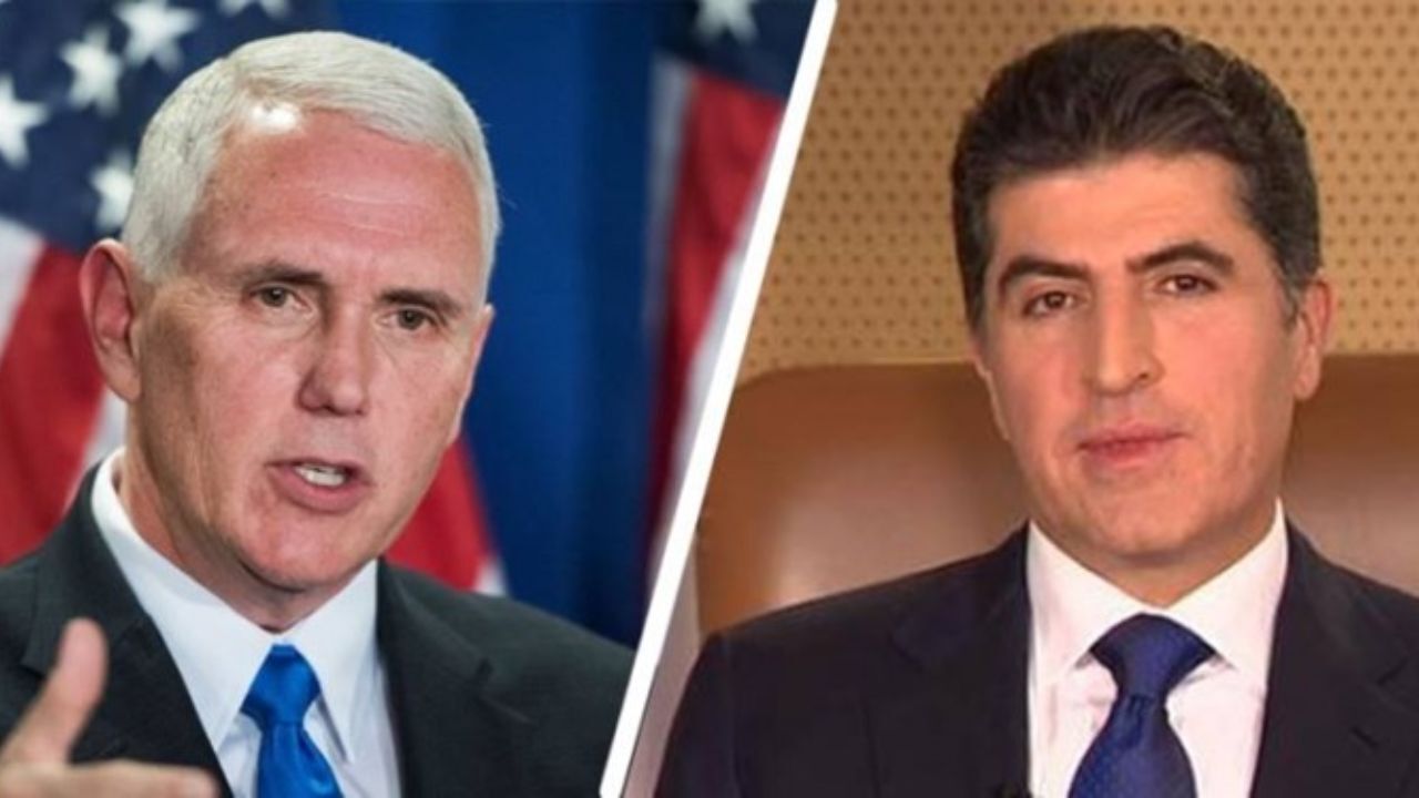 بارزانی سفر پنس به اربیل را نشانه «حمایت از عراق» خواند