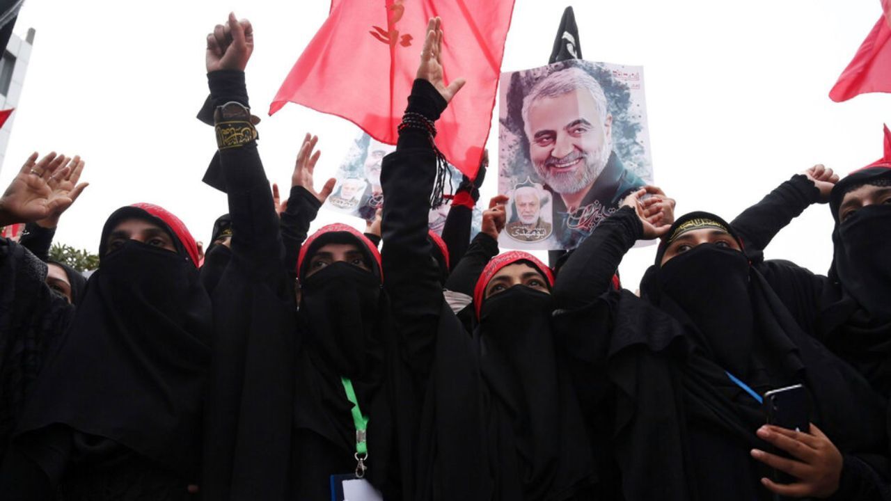 مجسمه سردار سلیمانی در مرز فلسطین اشغالی رونمایی شد + ویدئو