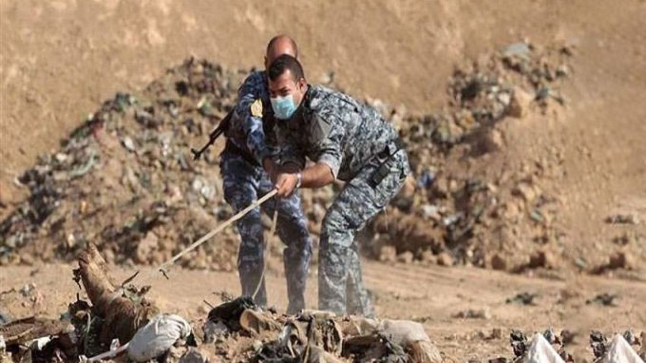 یک گور دسته جمعی در حومه دمشق کشف شد