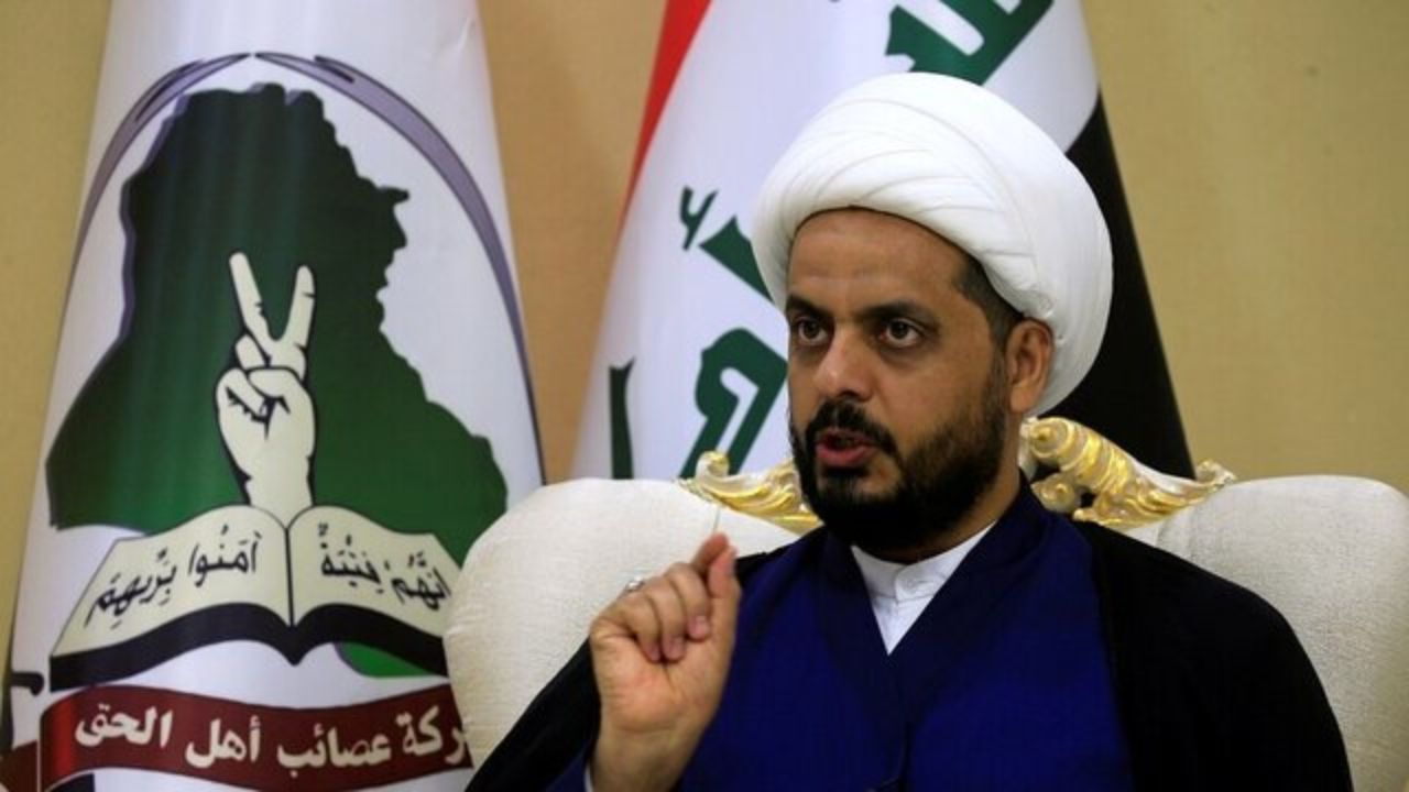 دبیرکل عصائب اهل الحق خواستار خروج نظامیان آمریکا از عراق شد