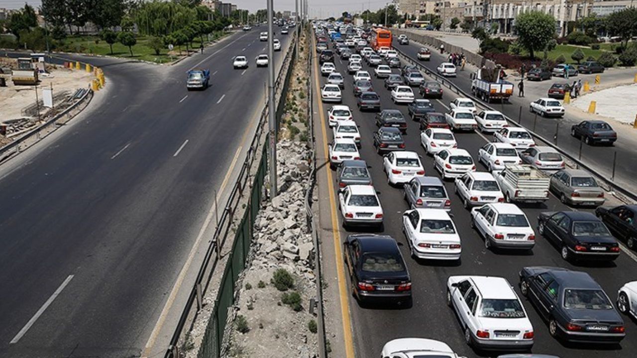 تردد روان در منطقه یک آزاد راه تهران - شمال و محور کندوان