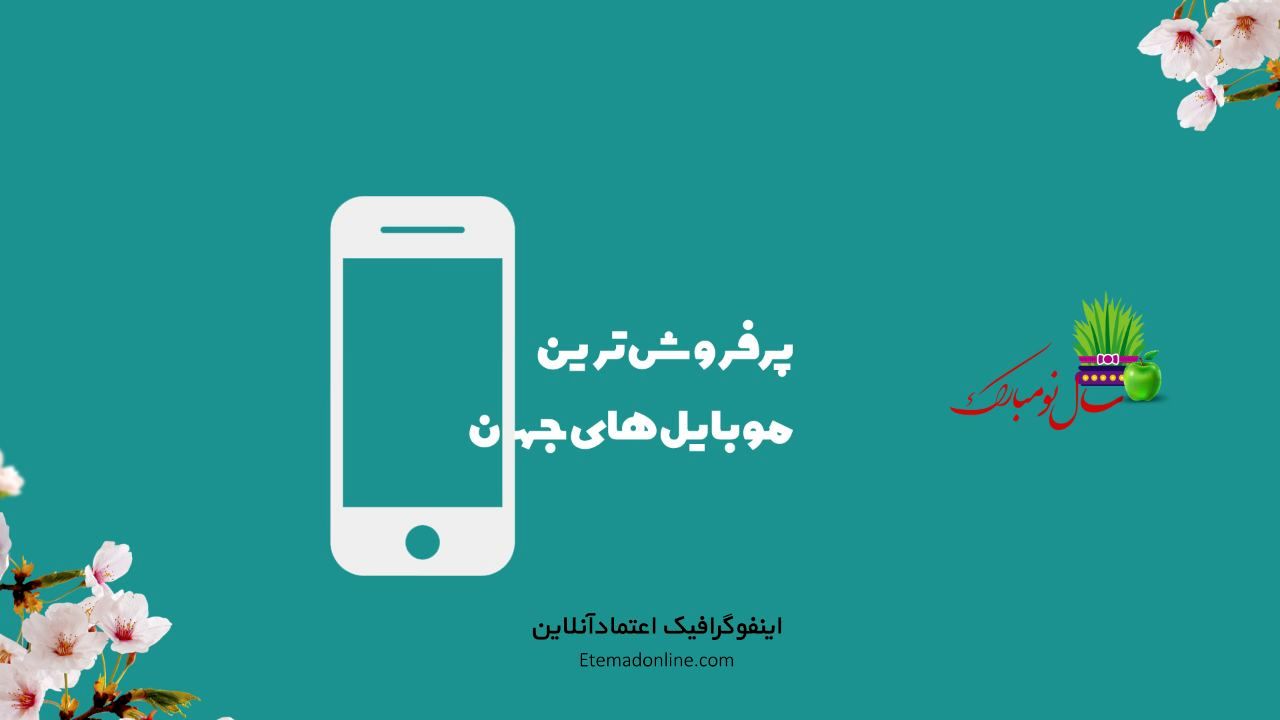 تیتر مصور| پرفروش‌ترین موبایل‌ها در سال گذشته میلادی