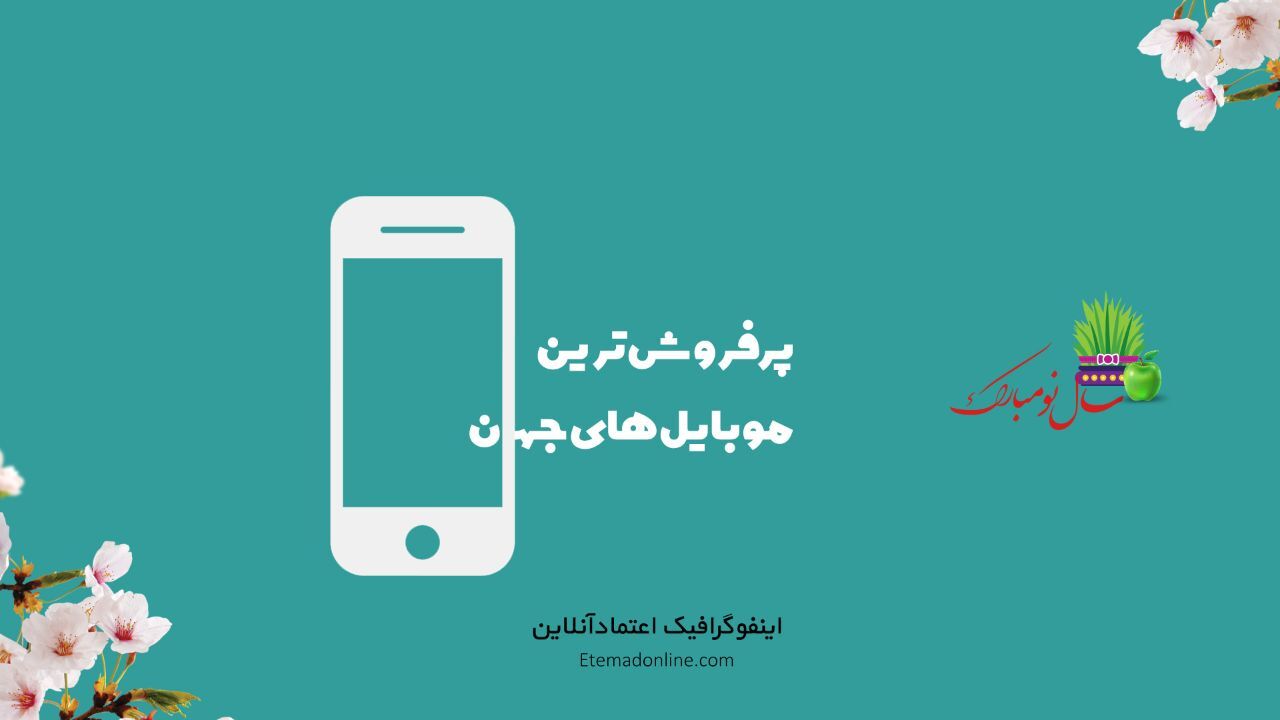 تیتر مصور| پرفروش‌ترین موبایل‌ها در سال گذشته میلادی
