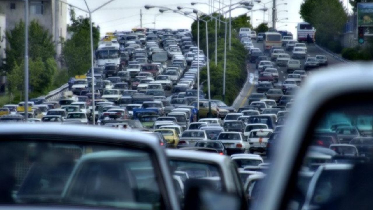 ترافیک سنگین در 10 معابر بزرگراهی شهر تهران