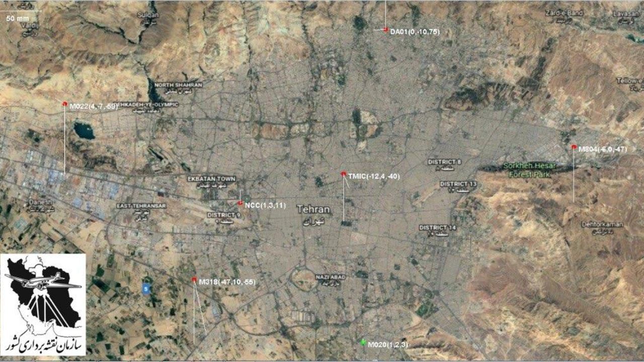خبر خوش برای تهرانی‌ها: افزایش تعداد ایستگاه‌های GNSS پایتخت