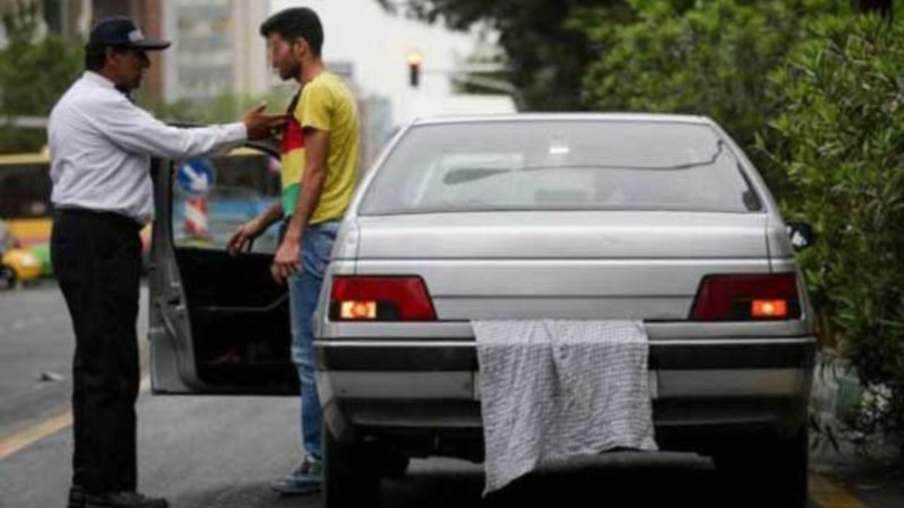 حکم حبس برای آن‌هایی که پلاک خودرو را می‌پوشانند