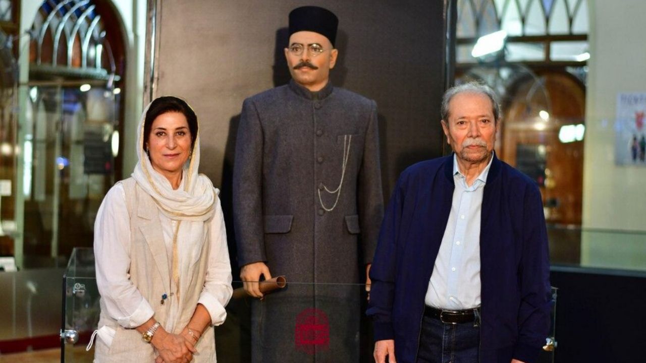 تندیس علی نصیریان در موزه سینما رونمایی شد