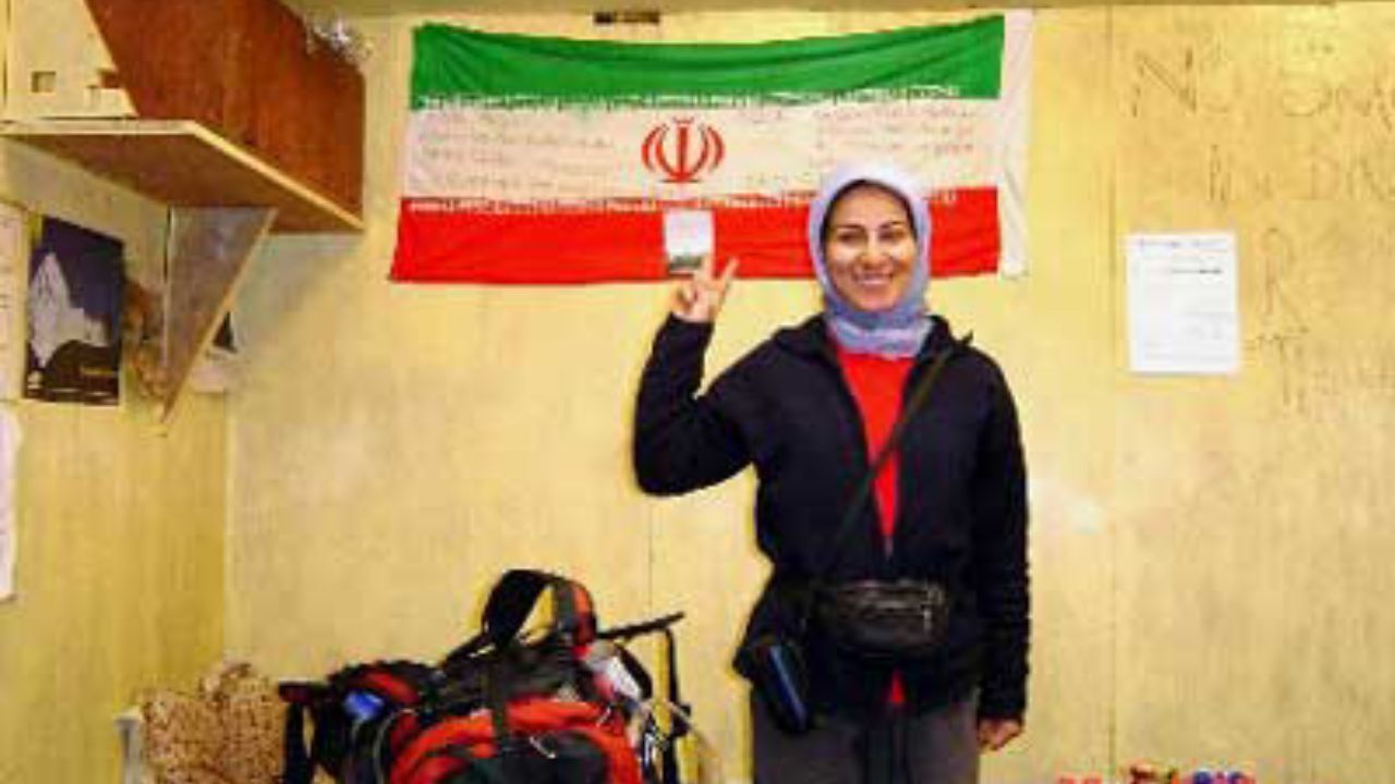 پوپه مهدوی‌نادر اولین زنی که می‌خواهد پیاده جهانگردی کند