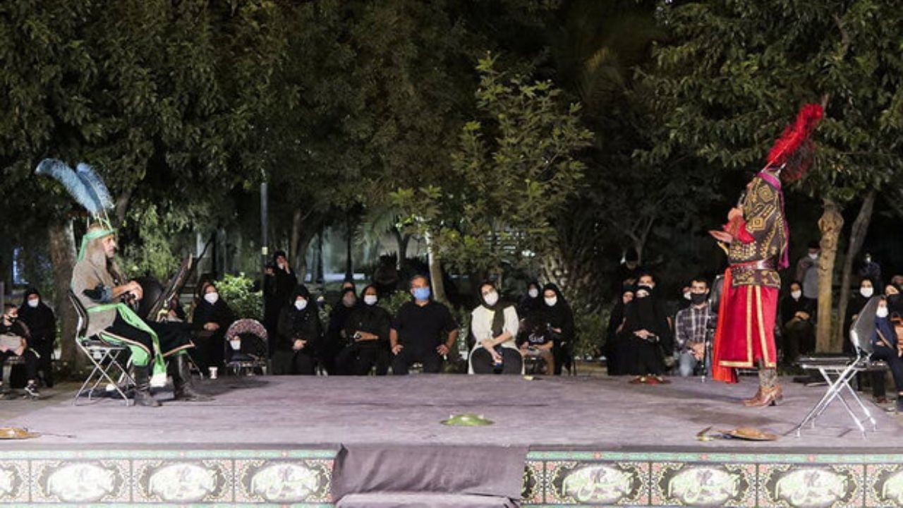 نهمین شب از شبیه‌خوانی در پهنه