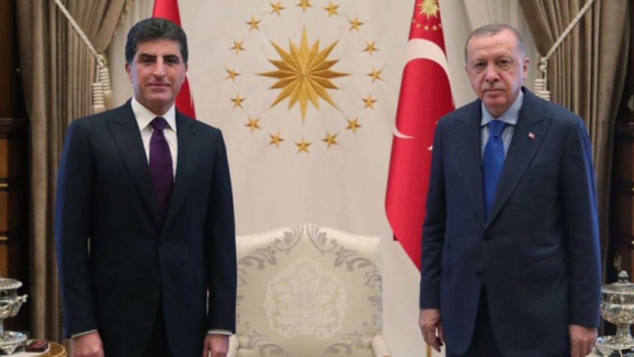 دیدار نچیروان بارزانی و اردوغان