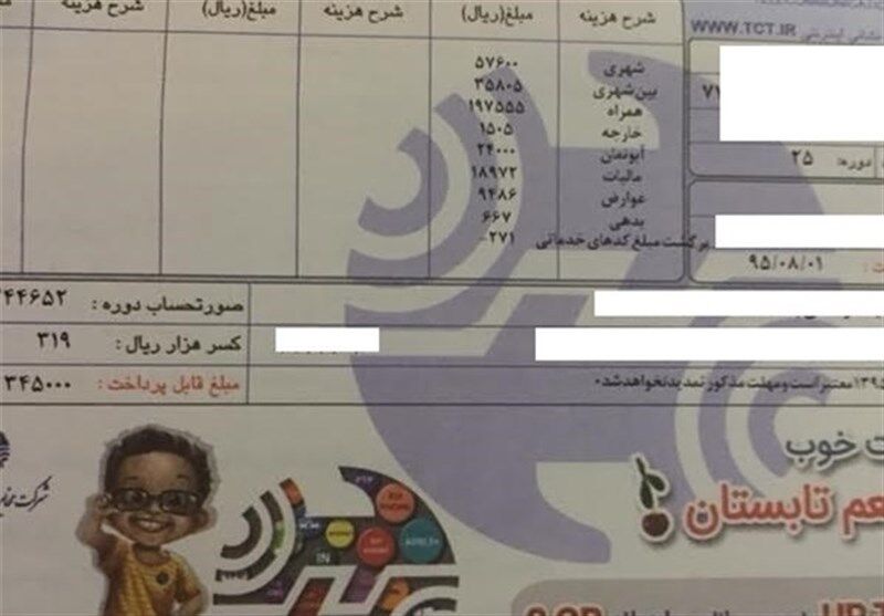 افزایش اعتبار مکالمه تلفن ثابت مشترکان تا ۳ برابر 
