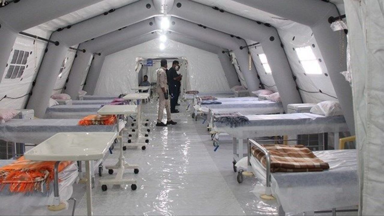 بیمارستان‌های صحرایی نیروی زمینی سپاه برپا شد