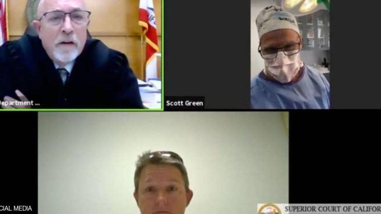 دور دنیا | پزشکی از داخل اتاق عمل در جلسه دادگاه حاضر شد